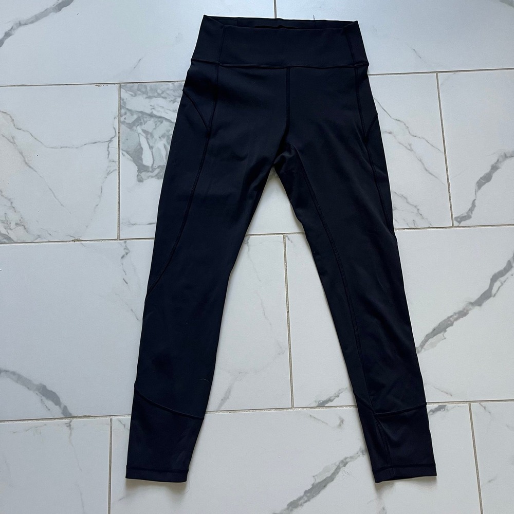 Lululemon In Movement 7/8 Tight 25" Everlux Black sz 6